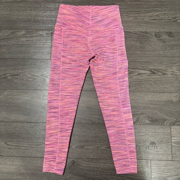 Free People‎ Movement Legging High-Rise Roll Out Pink Space Dye Pockets Small - Picture 3 of 10